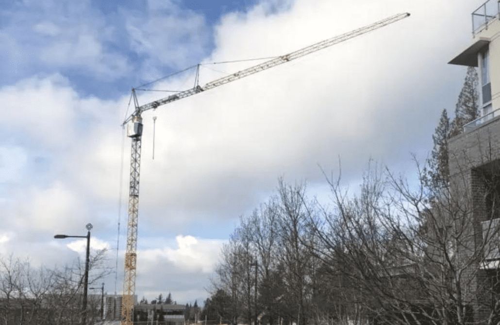 2023 Liebherr 81K.1 self-erecting crane with Bigfoot logo.