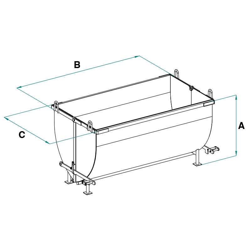 Boscaro A-S Series Clamshell Bucket from Bigfoot Crane Company
