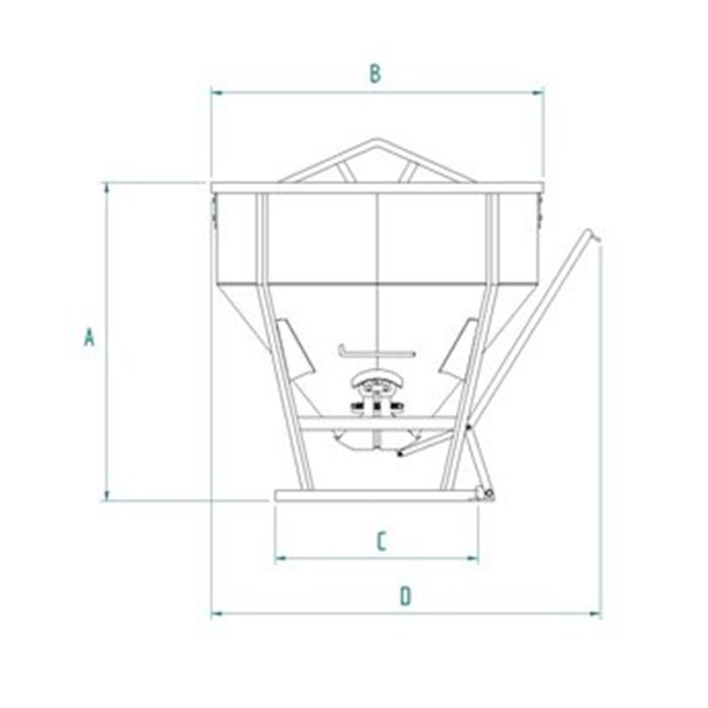 Boscaro C-N Series Concrete Bucket from Bigfoot Crane Company